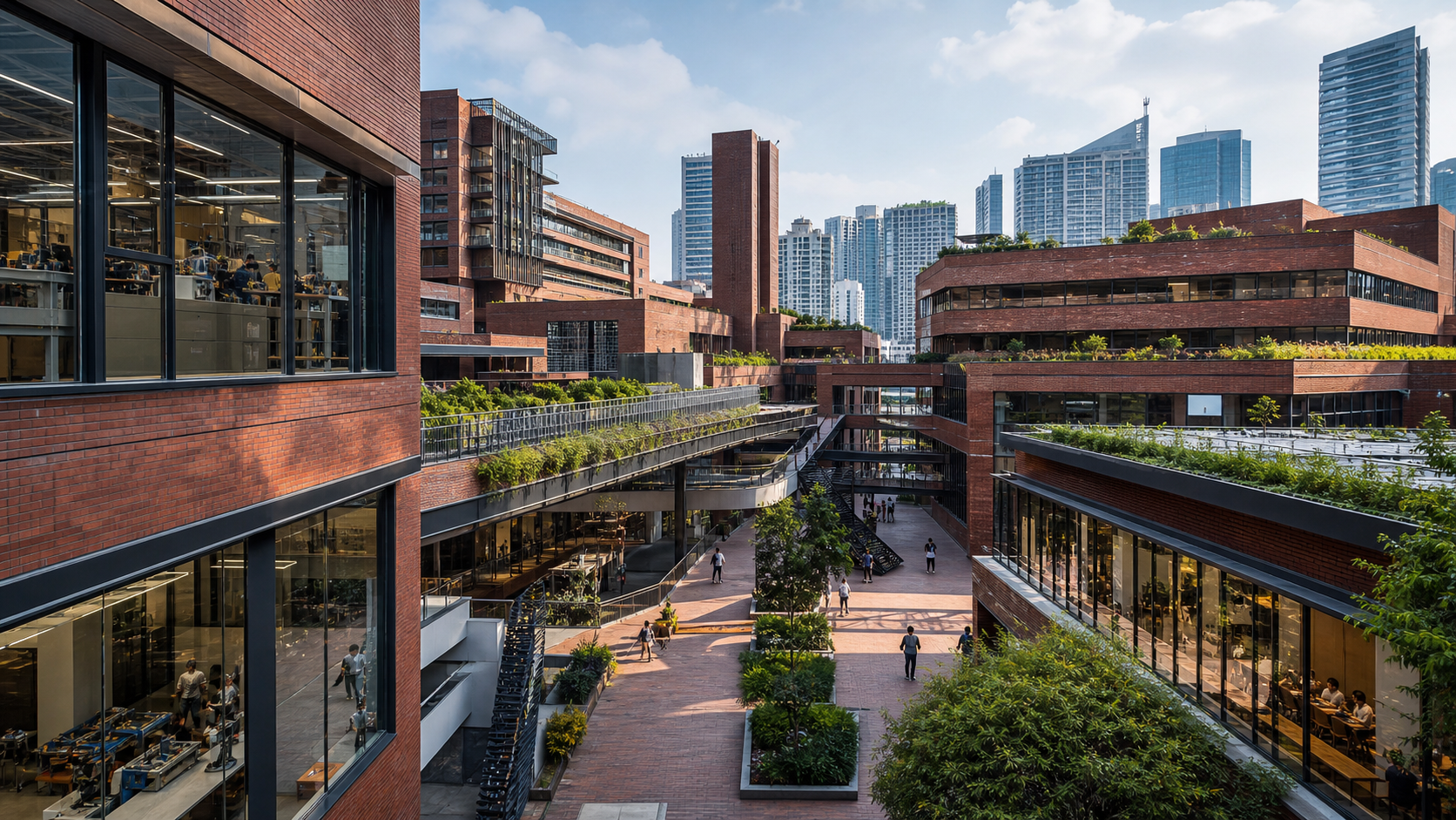PolyU 校园风格视觉图